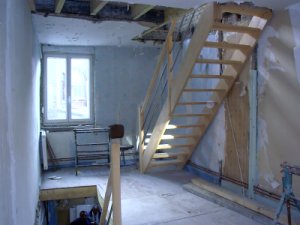 photo 6 : escaliers droits