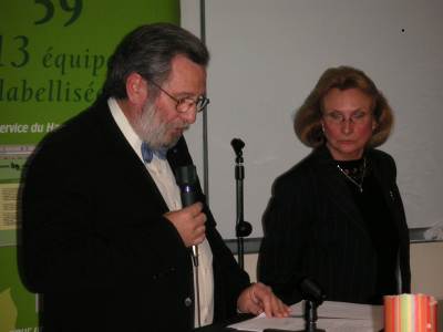 Image : Président et directeur sortant d