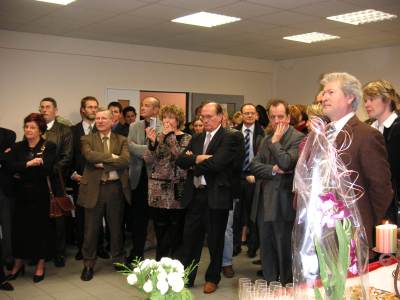 Photo assemblé présente lors du discours