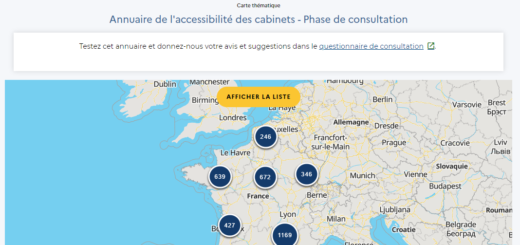 Carte cabinet médical accessible
