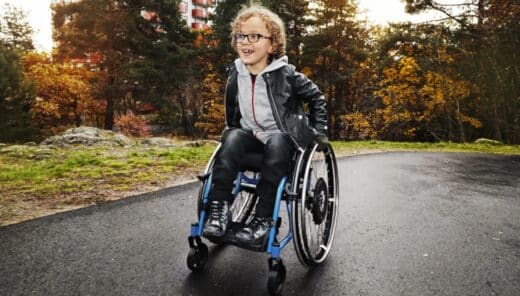 Panthera Micro 3, fauteuil roulant pour enfants.