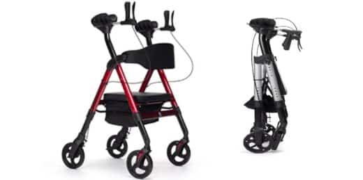 Rollator solide avec appui anté-branchiaux