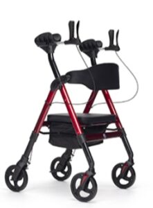Rollator solide avec appui anté-branchiaux