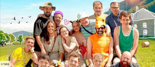 Photo d'une famille en vacance