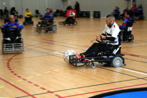 foot-fauteuil en conditions hivernales